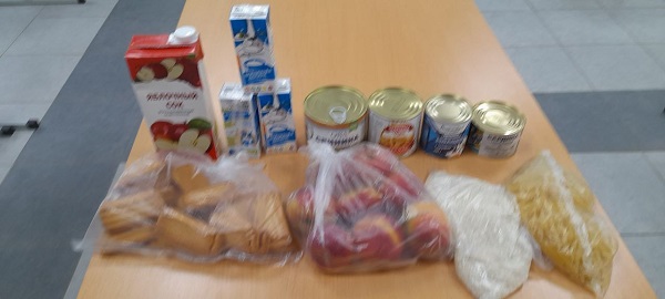 Организация и выдача продуктовых наборов.
